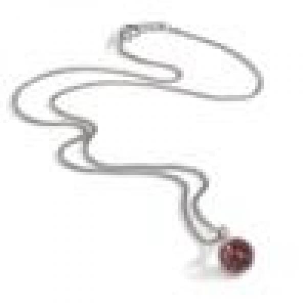 TeNo Halskette Joy Edelstahl mit Scarlet Red Zirkonia  595825