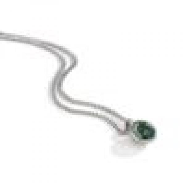TeNo Halskette Joy Edelstahl mit Jungle Green Zirkonia  595826