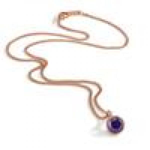TeNo Halskette Joy Roségold  Edelstahl mit Purple  595830