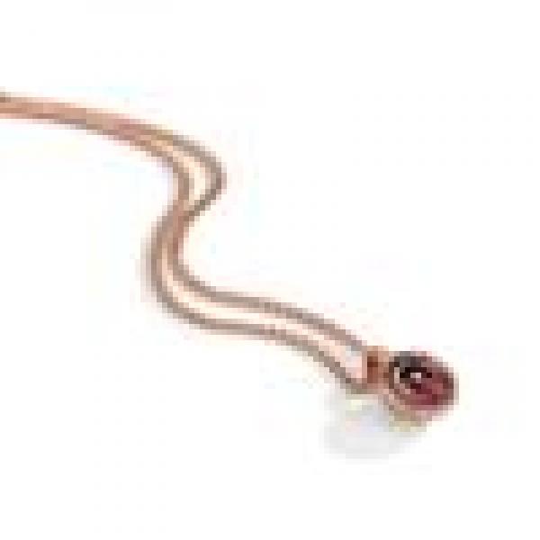 TeNo Halskette Joy Roségold  Edelstahl mit Scarlet  595831