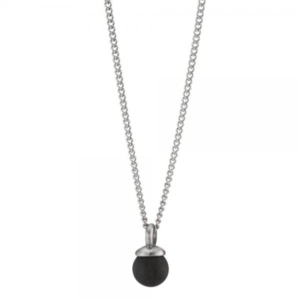 TeNo Halskette Edelstahl mit Carbon,  595839