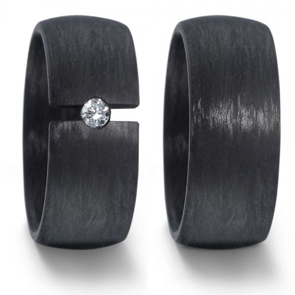 Trauringe Carbon von Titan Factory 59624/002/010/N000