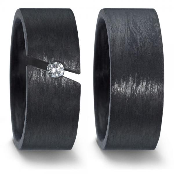 Trauringe Carbon von Titan Factory 59625/002/010/N000