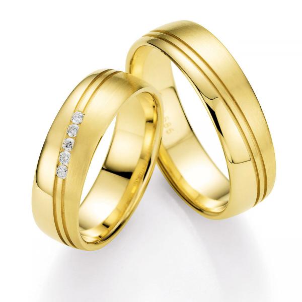 Trauringe Gelbgold von Ruesch 66/05000-060