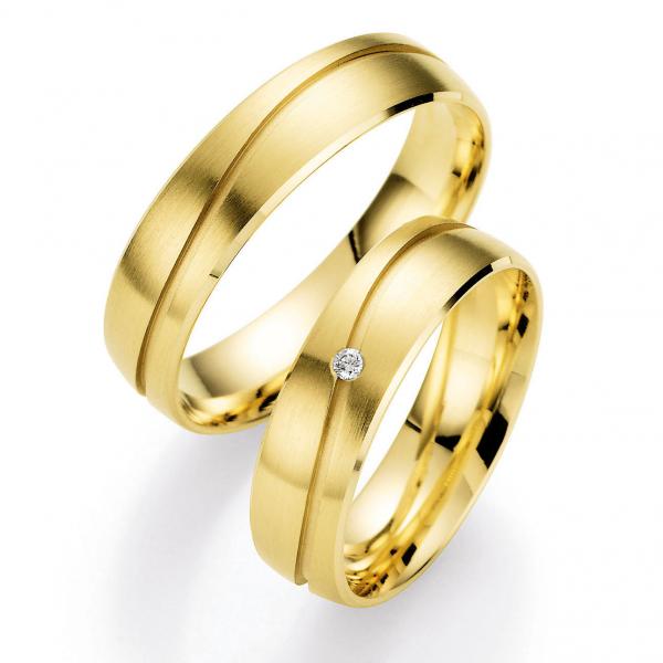 Trauringe Gelbgold von Ruesch 66/05060-055
