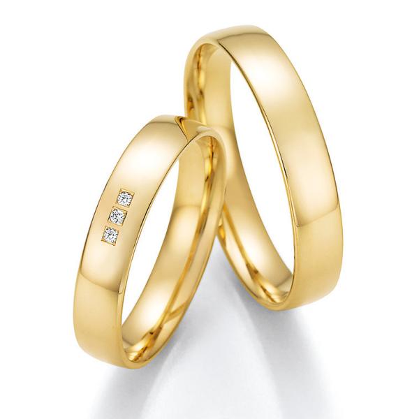 Trauringe Gelbgold von Ruesch 66/61030-40