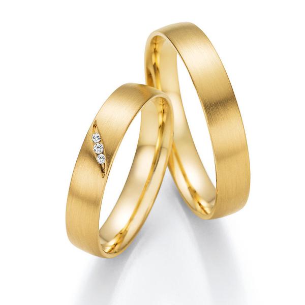 Trauringe Gelbgold von Ruesch 66/61130-40