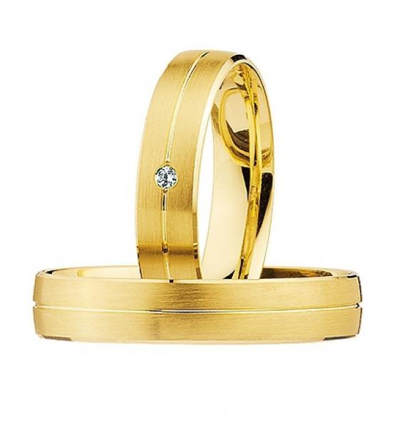 Trauringe Gelbgold von Ruesch 66/01010-045