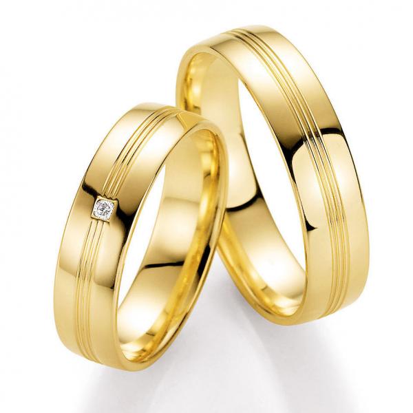 Trauringe Gelbgold von Ruesch 66/10230-050