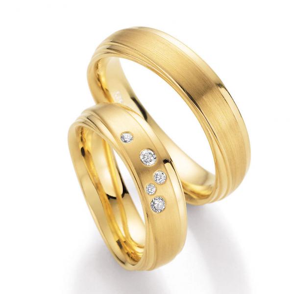 Trauringe Gelbgold von Ruesch 66/10370-055