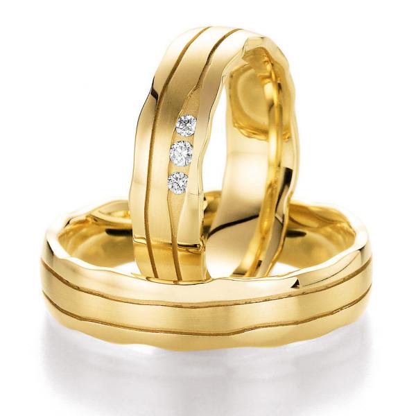 Trauringe Gelbgold von Ruesch 66/10390-056
