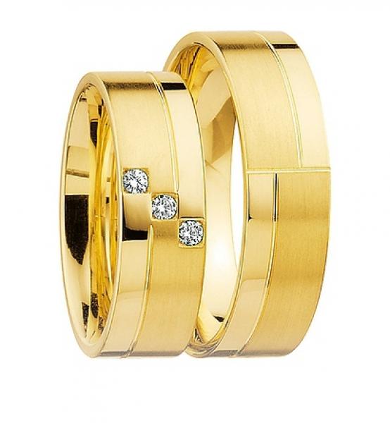 Trauringe Gelbgold von Ruesch 66/01080-063