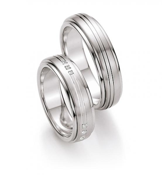Trauringe Weissgold von Ruesch 71/10110-060
