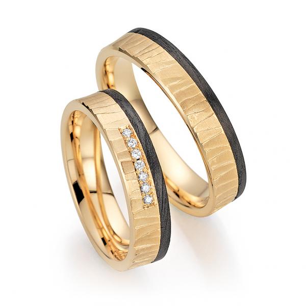 Trauringe Carbon von Bayer 60 88464 /050