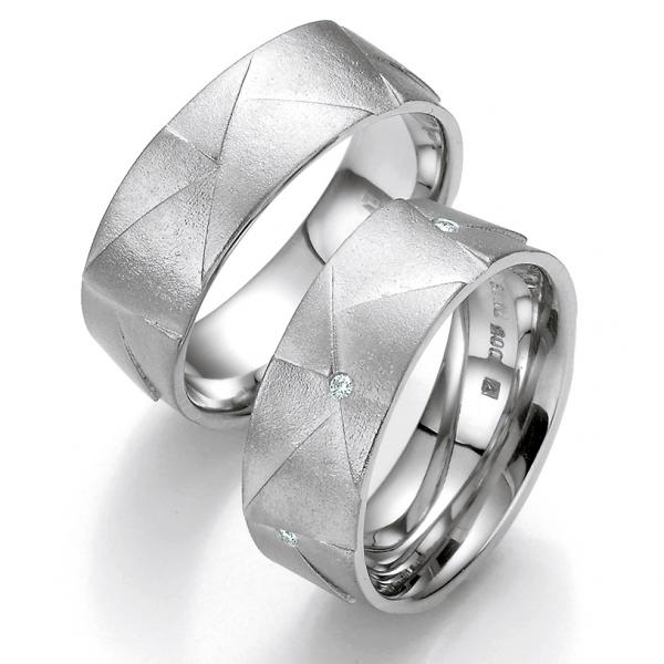 Trauringe Weissgold von Bayer 89013-075