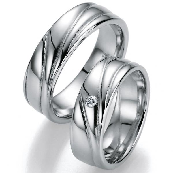 Trauringe Weissgold von Bayer 89023-070