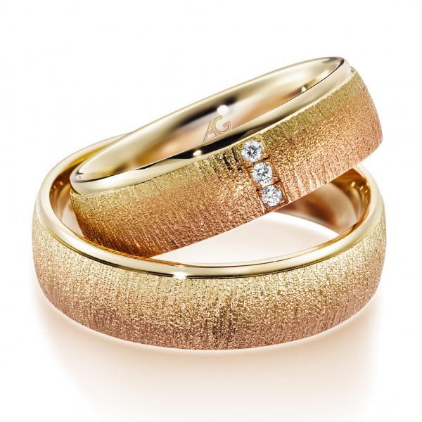 Trauringe Gelbgold von Gerstner 4/28691/6 + 28691/6