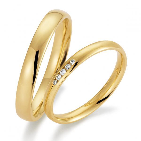 Trauringe Gelbgold von Gerstner 4/28501/2.5