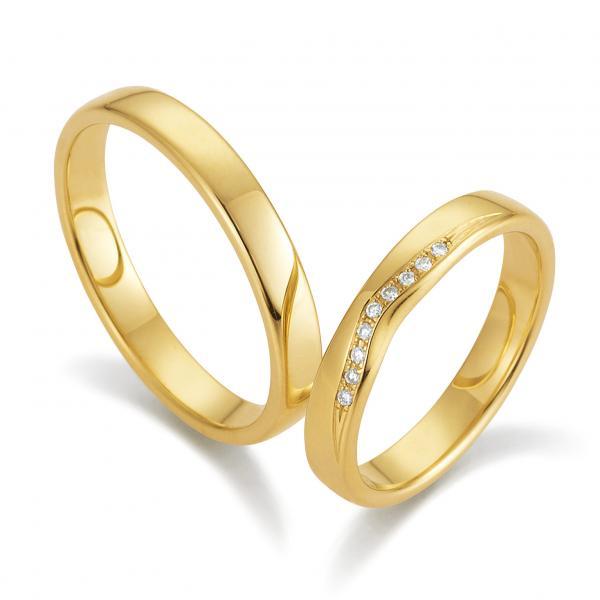 Trauringe Gelbgold von Gerstner 4/28502/3.5