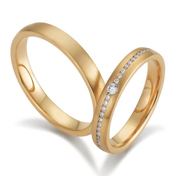 Trauringe Gelbgold von Gerstner 4/28506/3.5