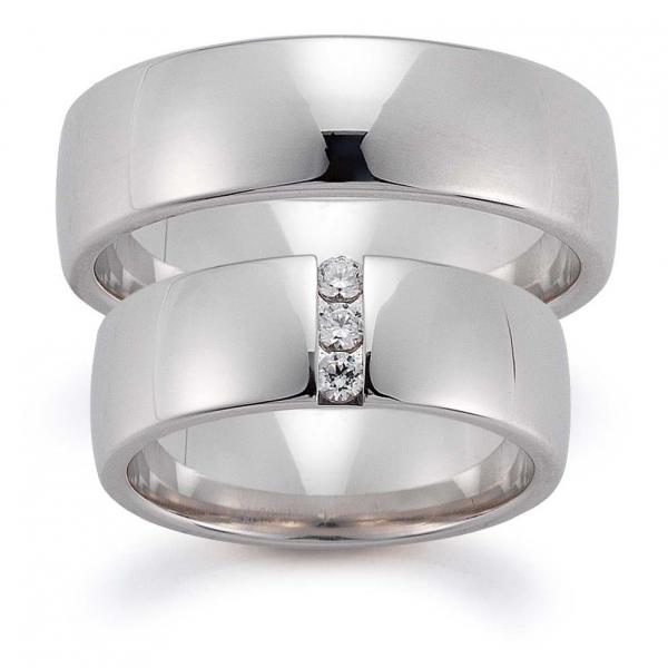 Trauringe Palladium von Gerstner 4/20508/7 + 20508/7