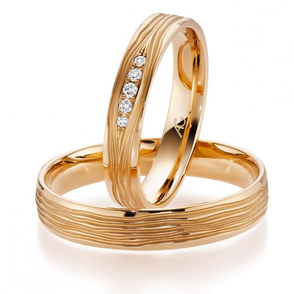 Trauringe Rosegold von Gerstner 4/28709/3.5