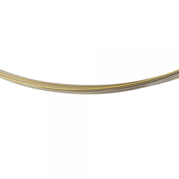 Halskette Drahtseil vergoldet DS20Bi DS.20.Bi von Ernstes Design