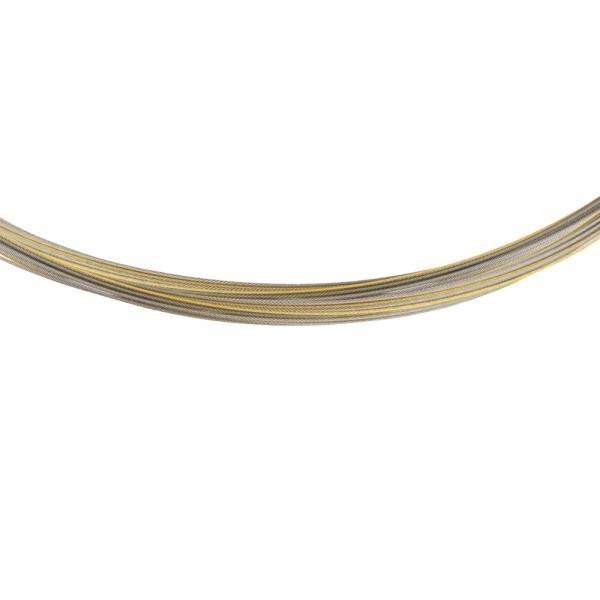 Halskette Drahtseil vergoldet DS35Bi DS.35.Bi von Ernstes Design