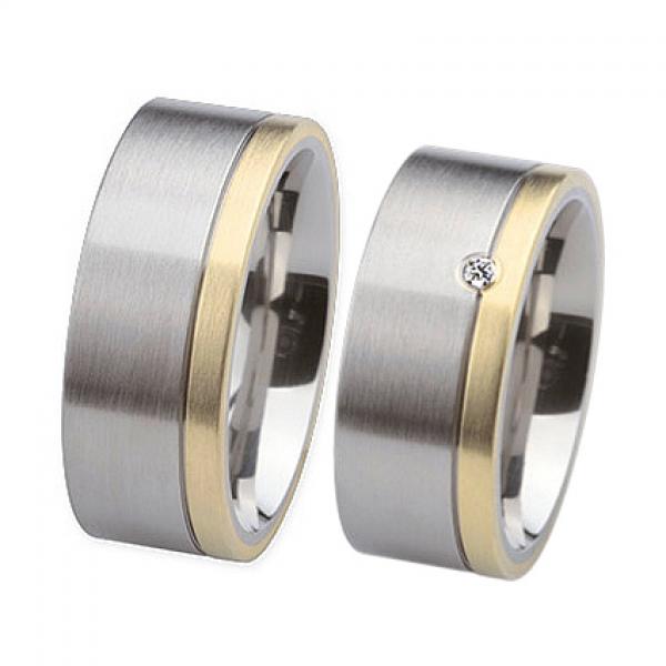 Partnerringe von Ernstes Design R218.9 + R217.9