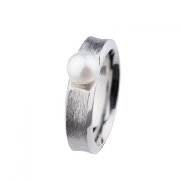 Ring R3715 Stahl SW-Perle R371.5 von Ernstes Design
