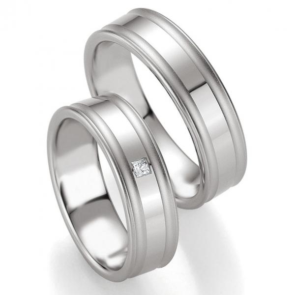 Trauringe Palladium von Breuning DR 026170 / HR 026180