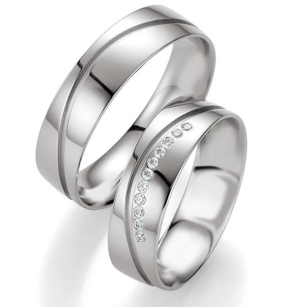 Trauringe Palladium von Breuning DR 026270 / HR 026280