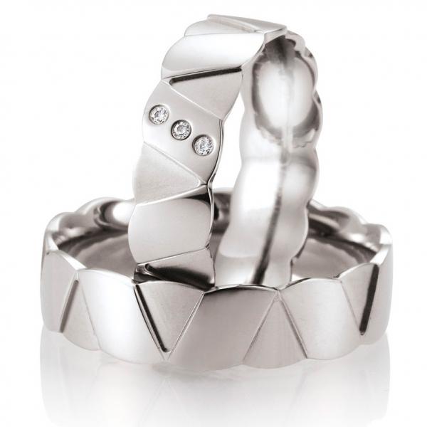 Trauringe Palladium von Breuning DR 026510 / HR 026520