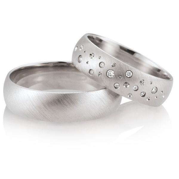 Trauringe Palladium von Breuning DR 026570 / HR 026580