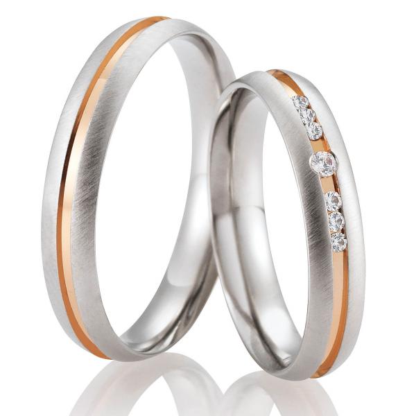 Trauringe Palladium von Breuning DR 026590 / HR 026600