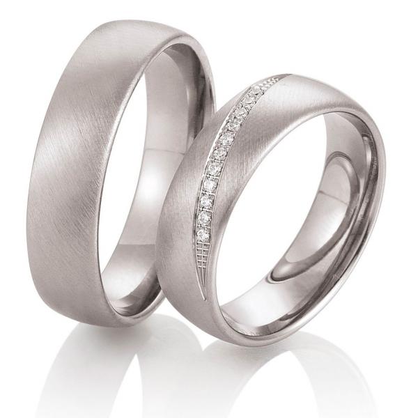 Trauringe Palladium von Breuning DR 026890 / HR 026900