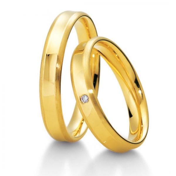 Trauringe Gelbgold von Breuning 48/04011 + 48/04012