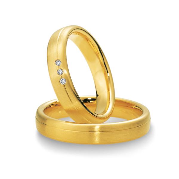 Trauringe Gelbgold von Breuning 48/04023 + 48/04024