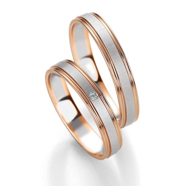 Trauringe Palladium von Breuning 48/05657 + 48/05658