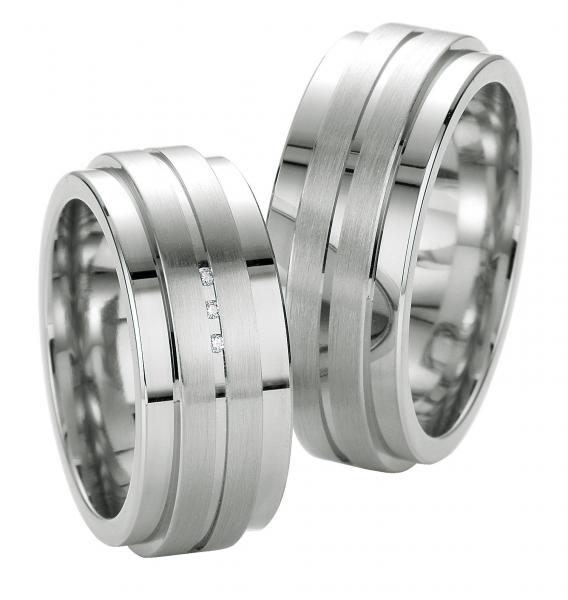 Partnerringe Silber von Breuning HR 080400