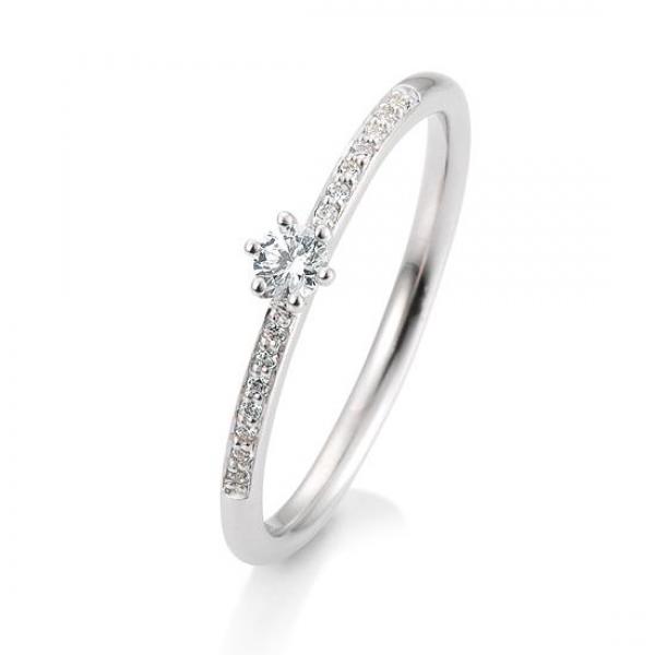 Breuning Verlobungsring Pavé Brillant 0,17 ct. 41058030