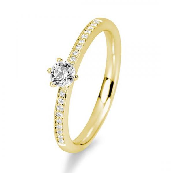 Breuning Verlobungsring Pavé Brillant 0,34 ct. 41060180