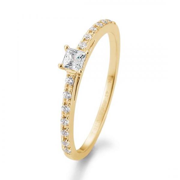 Breuning Ring Princess Cut Brillant 0,30 ct. 41056710