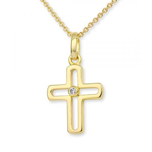 Breuning Kreuz - Brillant 0,015 Ct. w/si Brillant 36009240