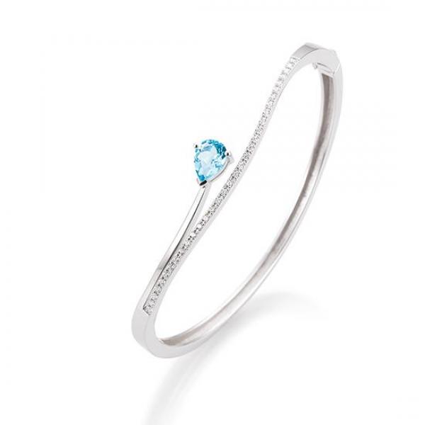 Breuning Armreif - Farbstein/Brillant 0,33 Ct. w/si 51009300