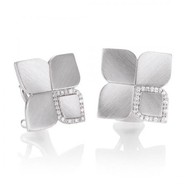 Breuning Ohrschmuck - E.Safir Weiss 2036690