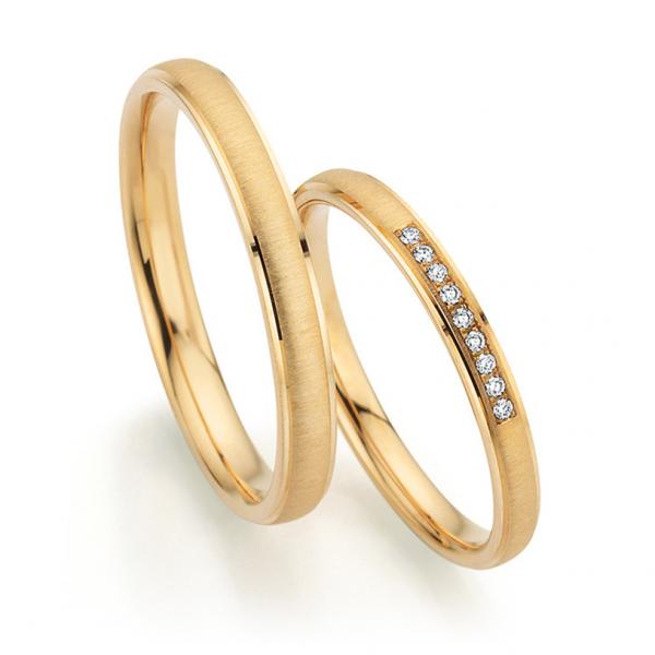 Bayer Trauringe Rosegold 60 88656-025 + 61 888656-030