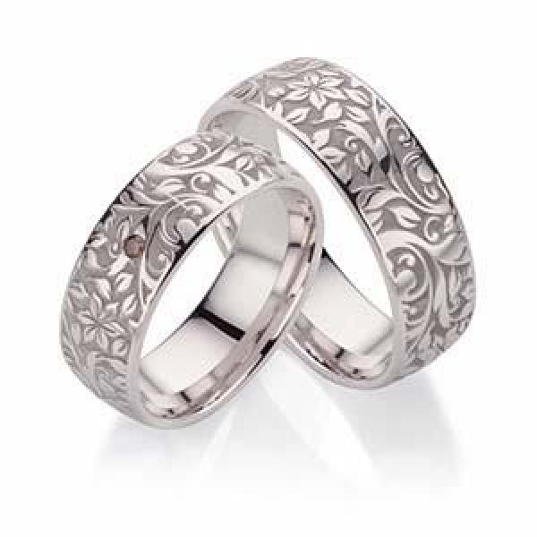 Trauringe Weissgold von Fischer 06 07433/070