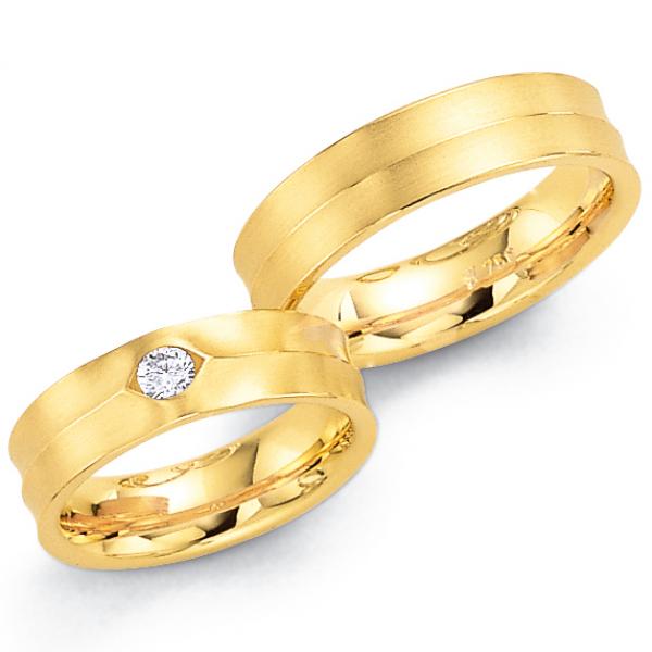 Trauringe Gelbgold von Fischer 06 05190/060