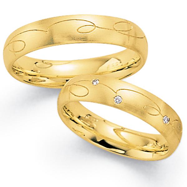 Trauringe Gelbgold von Fischer 06 01602/050
